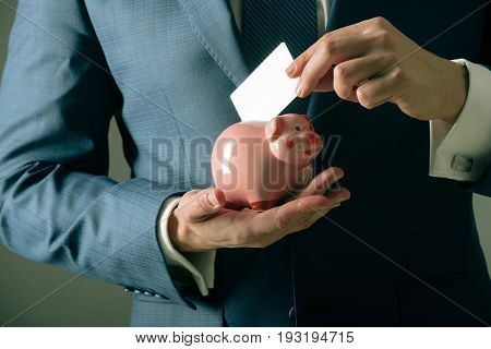 Banking, Money, Loan, Moneybox, Ecash And Information