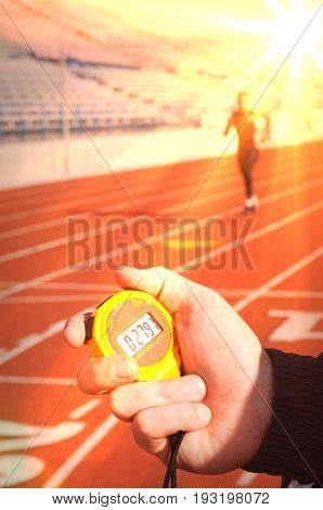 Stopwatch Timing Runner
