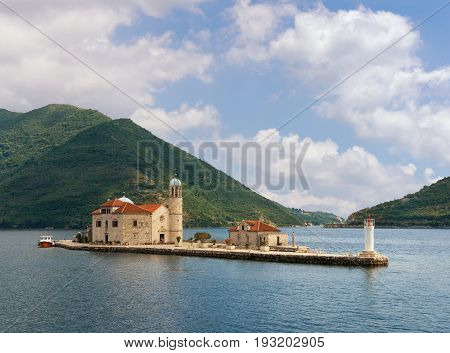 Montenegro, Bay of Kotor. Island of Our Lady of The Rocks