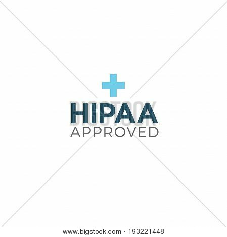 HIPAA Compliance Icon Graphic - APPROVED with plus image