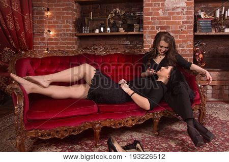 Two Fashionable Women