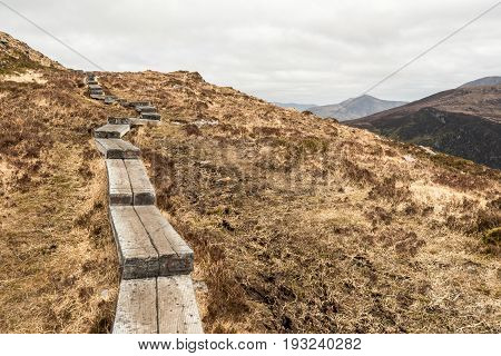 Boardwalk On Torc Mountain