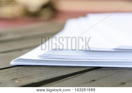 Lack of creative wig - paper pile