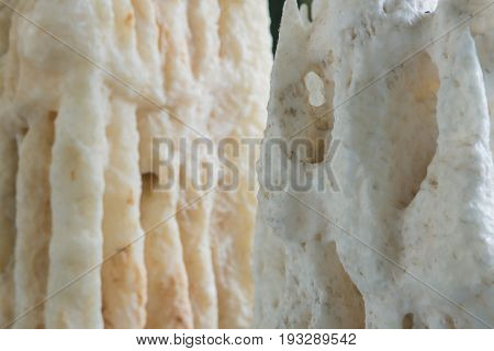Texture Stone Of Natural Or Stalactites Abstract For Design