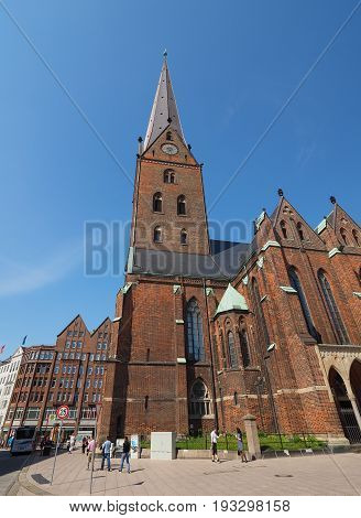 St Petri Church In Hamburg