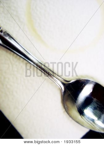 Lepel en koffie Ring