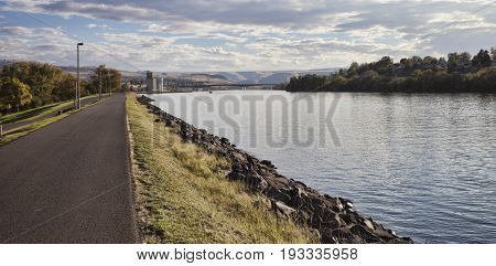 River and walk that run through part of Lewiston Idaho