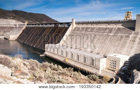 Grand Coulee Dam Hydroelectric Power Station Washington State