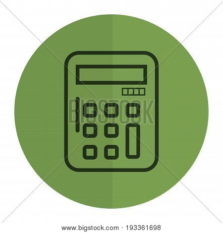 calculator math isolated icon vector illustration design