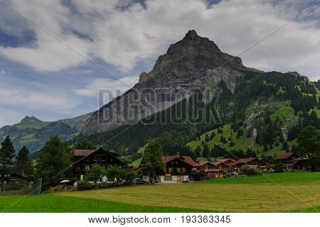 Impression of the Rugged Mountainous Scenery in Central Switserland.
