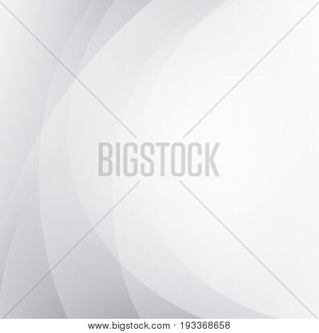 Abstract  White and gray color technology modern futuristic background, vector illustration