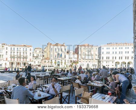 Various Views Of The Tourist City Of Venice, Italy