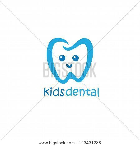 Kids Dental Logo Illustration Design Mascot Design