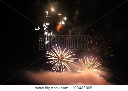 The final fireworks of 