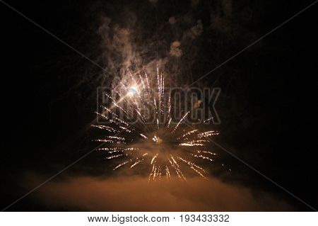 The final fireworks of 