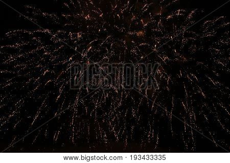 The final fireworks of 
