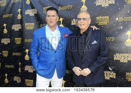 BURBANK - JUN 28: Bruce Campbell, Lee Majors at the 43rd Annual Saturn Awards at The Castaway on June 28, 2017 in Burbank, California