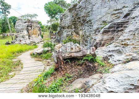Pa Hin Ngam National Park in Chaiyaphum Thailand