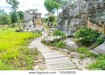 Pa Hin Ngam National Park in Chaiyaphum Thailand