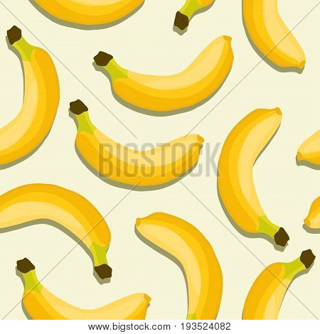 Banana colorful seamless pattern background rape fruit