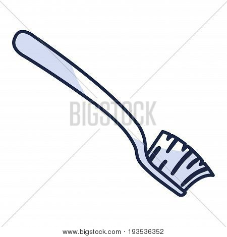 dental toothbrush isolated icon vector illustration design