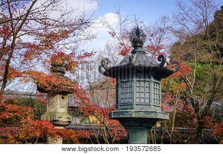 Traditional Lanterns In Kyoto, Japan