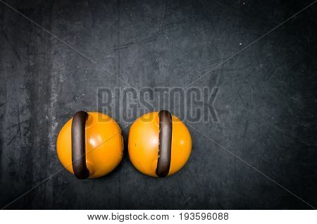 Kettle bell. Kettle bells on the gym floor. Workout equipment.