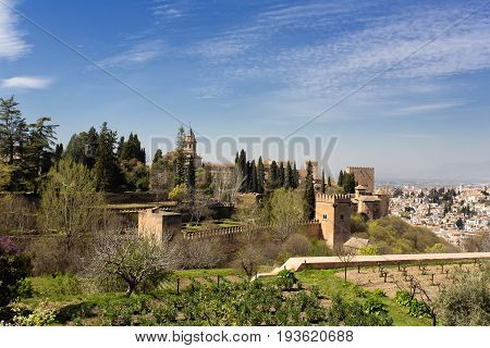 Alhambra Of Granada, Andalusia, Spain