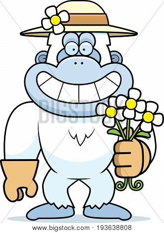 Cartoon Yeti Spring