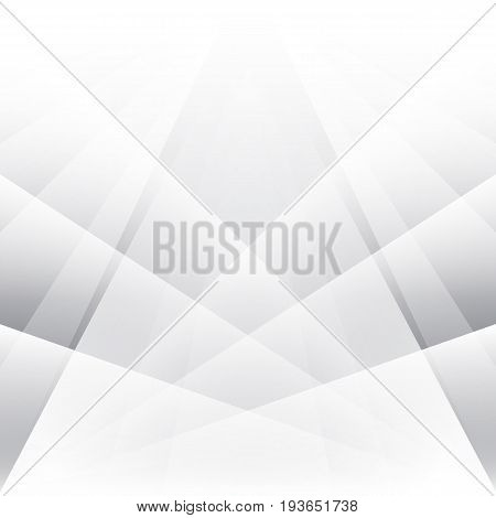 Abstract texture geometric White and gray color technology modern futuristic background, vector illustration