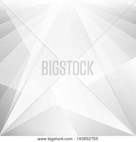 Abstract texture geometric White and gray color technology modern futuristic background, vector illustration
