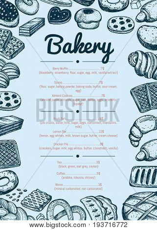 product menu template