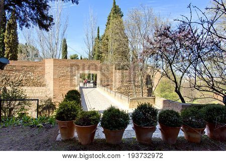 Alhambra Of Granada, Andalusia, Spain