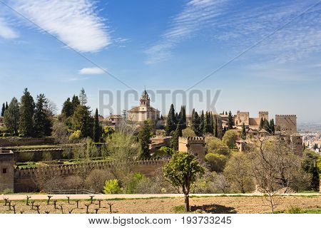 Alhambra Of Granada, Andalusia, Spain