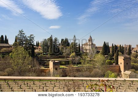 Alhambra Of Granada, Andalusia, Spain