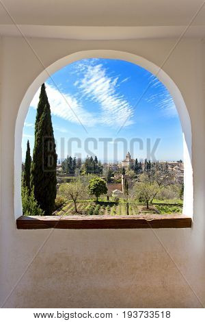 Alhambra Of Granada, Andalusia, Spain