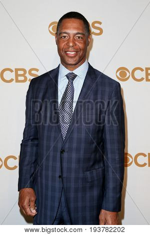 Former Los Angeles Raiders running back Marcus Allen attends the 2015 CBS Upfront at The Tent at Lincoln Center on May 13, 2015 in New York City.