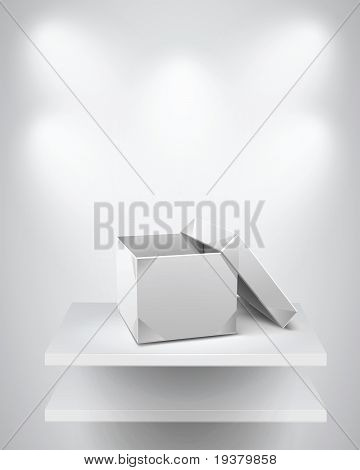 Origami Box na polici.