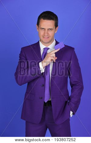 Manager Smiling With Business Or Bank Card
