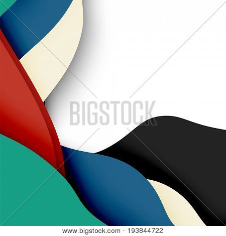 3d abstract background with cut shapes, business presentation, flyer template