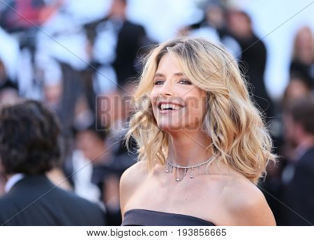 Alice Taglioni attends the 'Ismael's Ghosts (Les Fantomes d'Ismael)' screening and Opening Gala during the 70th annual Cannes Film Festival at Palais des Festivals on May 17, 2017 in Cannes, France. 