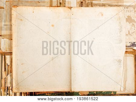 old book - old paper texture in detail