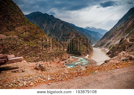 Kunhar river between Naran and Batakundi, Pakistan
