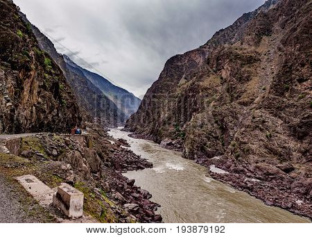 Kunhar river between Naran and Batakundi, Pakistan