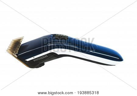 blue clipper hair for menon white background.isolated
