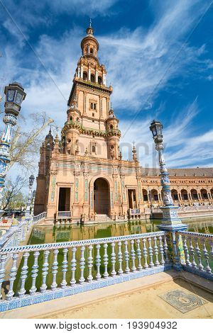 Plaza De España Seville, Andalucia, Spain