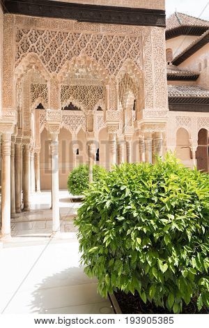 Granada, Spain - Alhambra Palace And City Of Granada