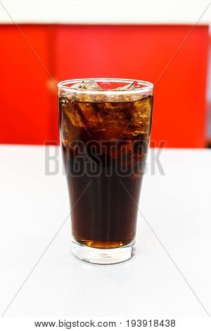 Cocacola ice soda pop - color filter processing.