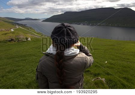 The nature of the Faroe Islands in the north Atlantic