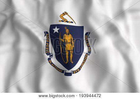 Massachusetts State Flag